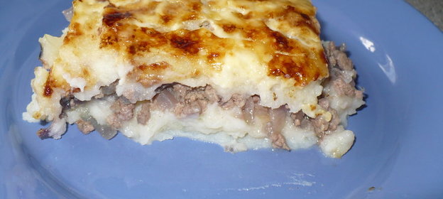 Картофельная запеканка.Простая