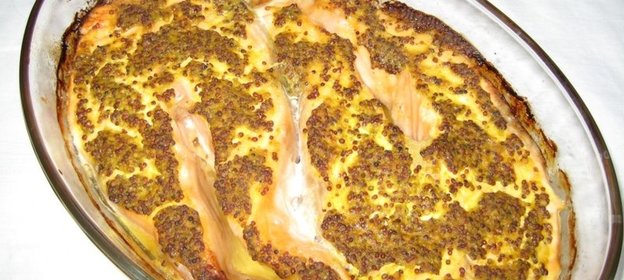 Запеченая семга Пряная