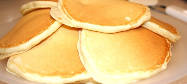 Пышные оладьи на молоке