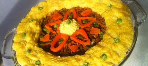 Картофельная запеканка с фаршем