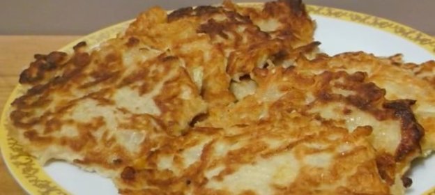 Оладьи из яблок