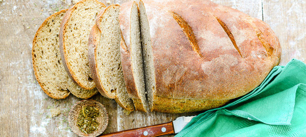 Ароматный хлеб с травами