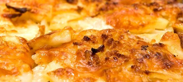 Картофельно-грибной гратен