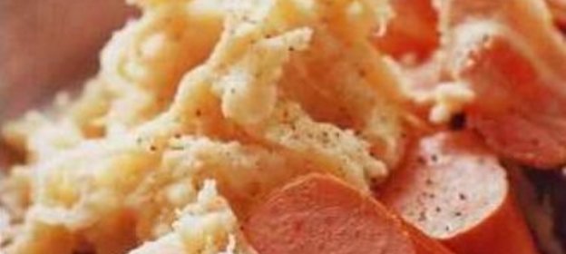 Тыква с овощным фаршем и хлебом