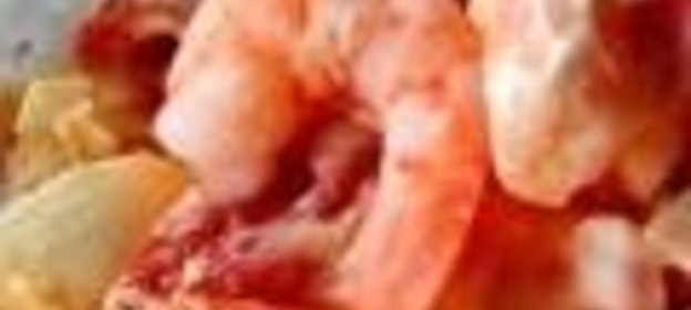 Салат нежный с креветками