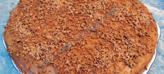 Ореховый шоколадный торт