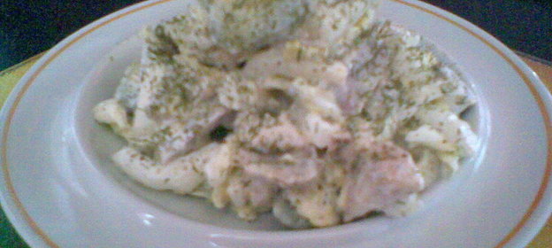 Салат из капусты морской и сухопутной