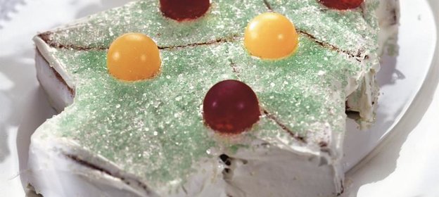 Миндальный кекс Елочка