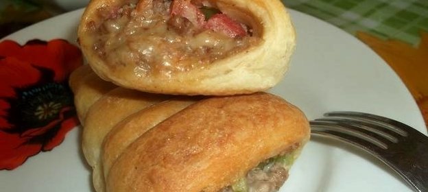 Пицца в рожках