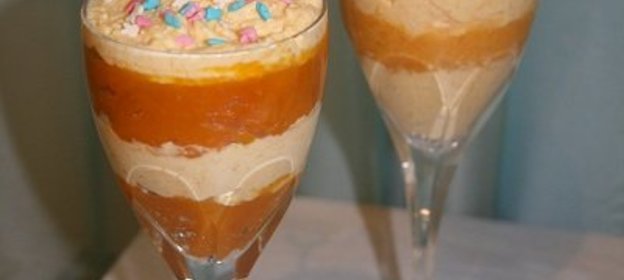 Творожно-тыквенный десерт Фантазия