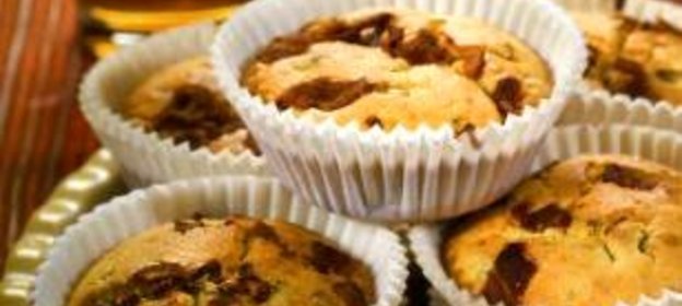 Кексы с беконом