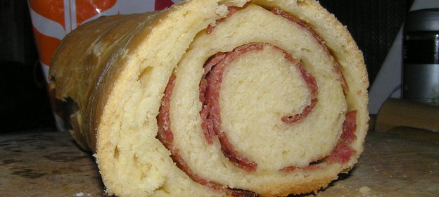 Батон с салями