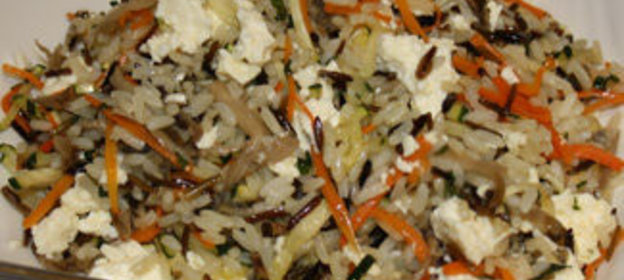 Рис в средиземноморском стиле