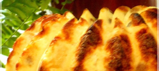 Ванильная творожно- фруктовая запеканка Гармония вкуса