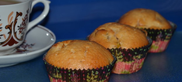 Грейпфрутовые кексы с апельсином, курагой и изюмом (постные)