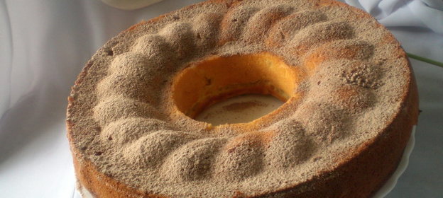 Йогуртовый кекс с персиками