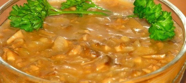 Соус из сухих грибов