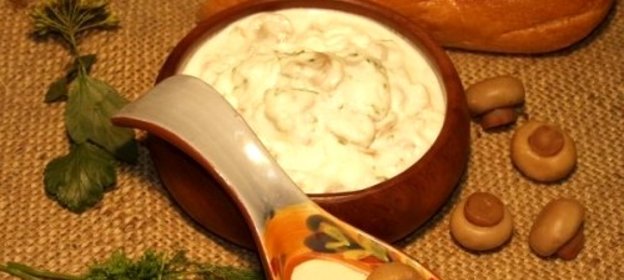 Грибной белый соус