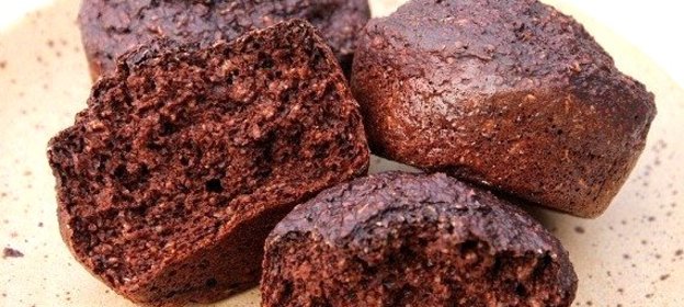 Быстрый протеиновый кекс с отрубями