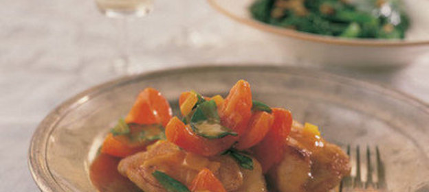 Морской дьявол с помидорами