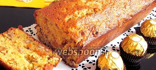 Морковный кекс с изюмом