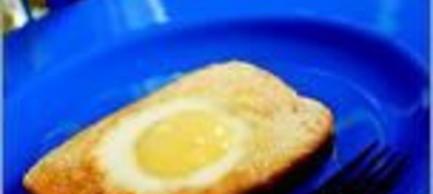 Яичница-глазунья в хлебе