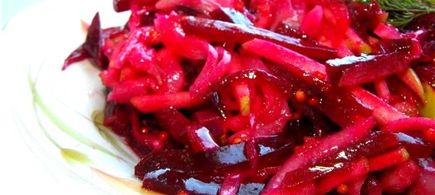 Салат из капусты и свёклы