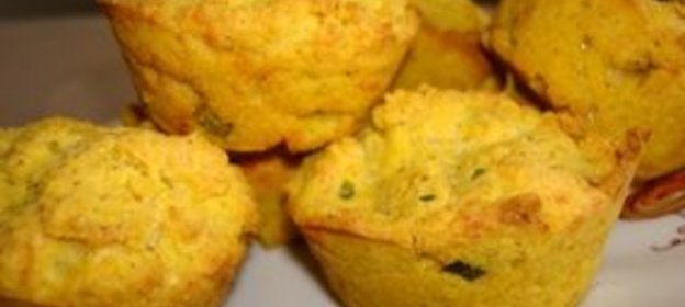 Кукурузный кекс с сыром