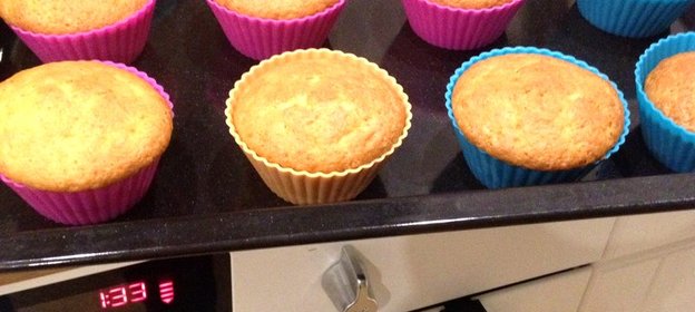 Быстрые банановые кексы