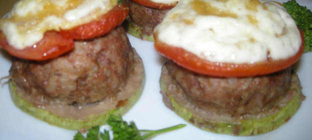 Ленивые голубцы (башенки с кабачками)