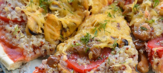 Пицца с киноа