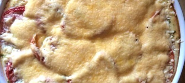 Запеканка из кабачков и фарша индейки