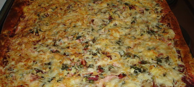 пирог на ужин а ля пицца