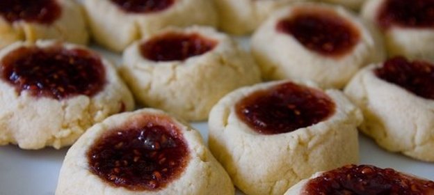 Малиновое печенье