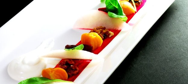 Десерт с хурмой