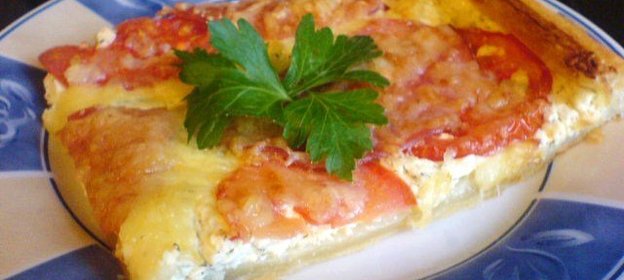 Творожный пирог - пицца