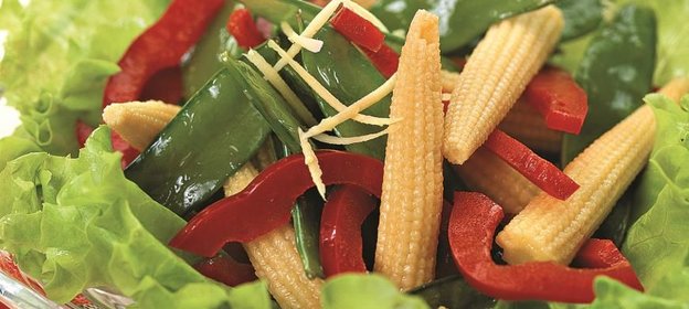 Китайский салат с кукурузой