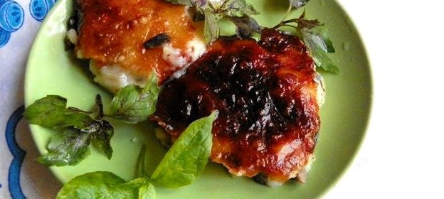 Творожная запеканка с грибами