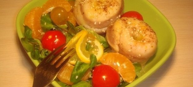 Рулетики из морского языка