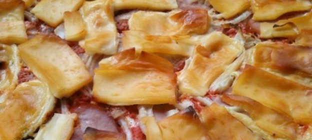 Пицца с плавленым сыром