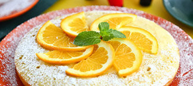 Апельсиновый кекс в мультиварке