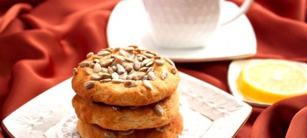 Творожное печенье с семечками