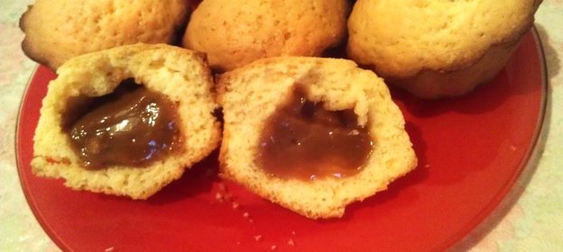 Кексы со сгущенным молоком