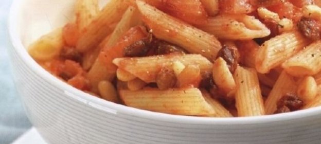 Макароны с сицилийским соусом