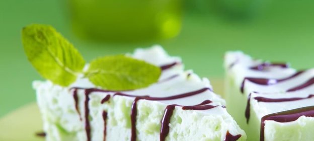 Мятное семифредо с шоколадом