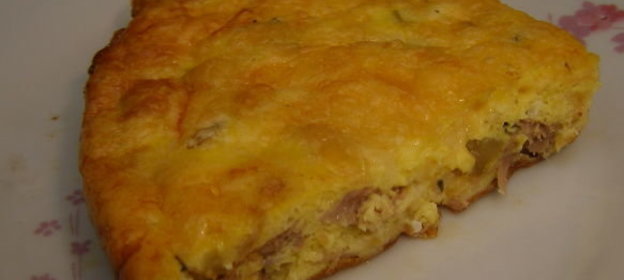 Запеканка с ревенем