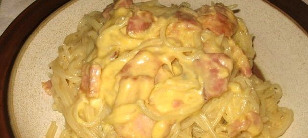 Паста Карбонара со сливками