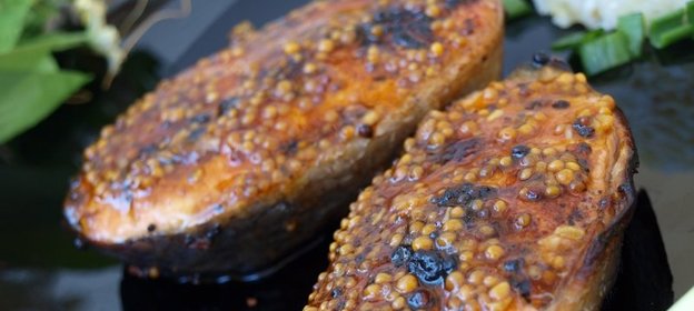 Сёмга в соево-горчичном маринаде