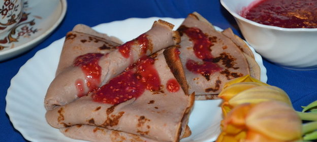 Салат овощной с консервированной морской капустой