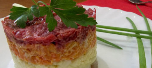 Пицца с печенью куропатки